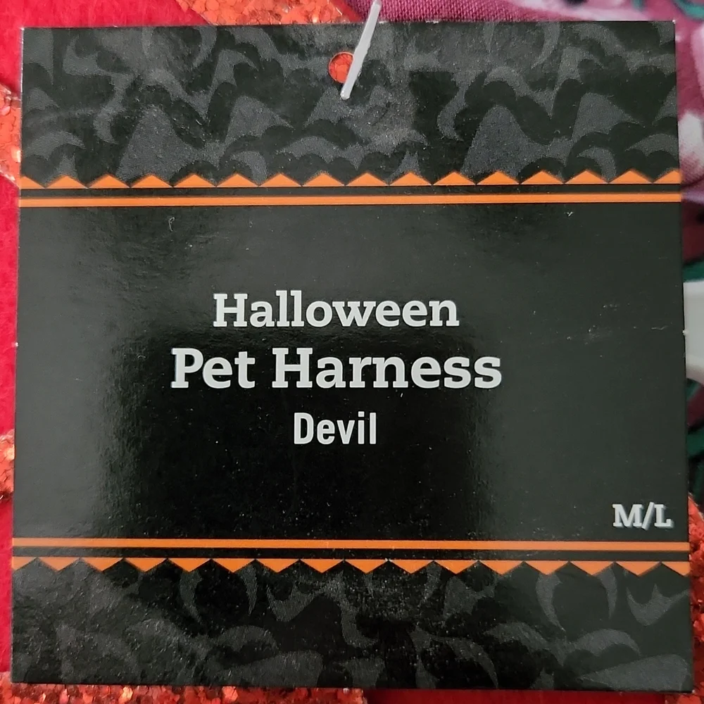 Devil Halloween Pet Harness